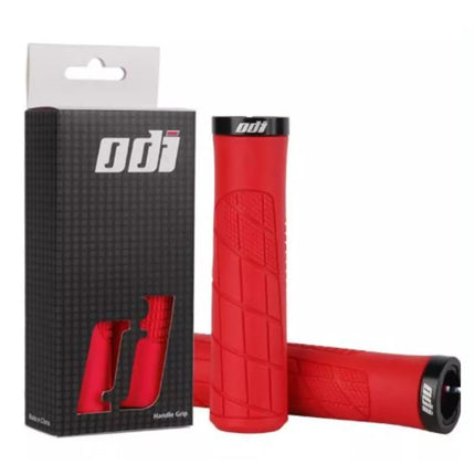 Rubber Anti-Slip Shockproof MTB Bike Grips for 22.2mm Lock-On Handles