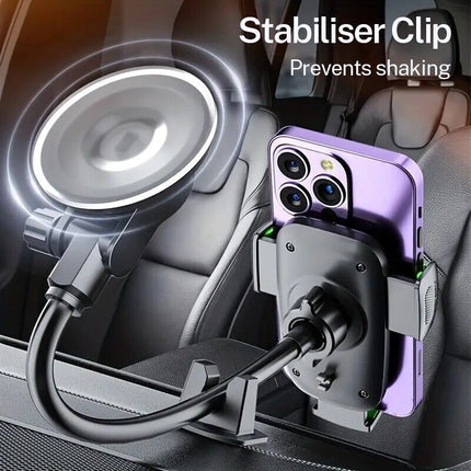 Long Arm Gooseneck Phone Holder for Car Windscreen or Dashboard Suction Mount