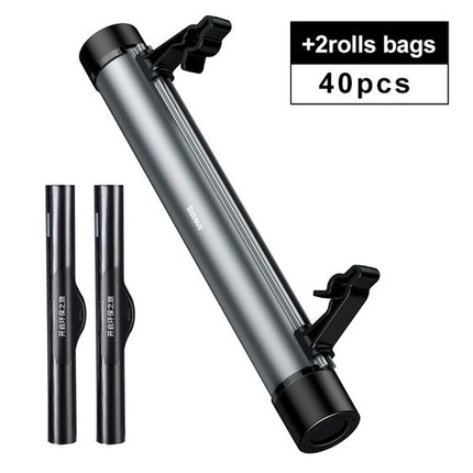 Car Organizer Backseat Storage Bag Trash Bin with 40 Bags