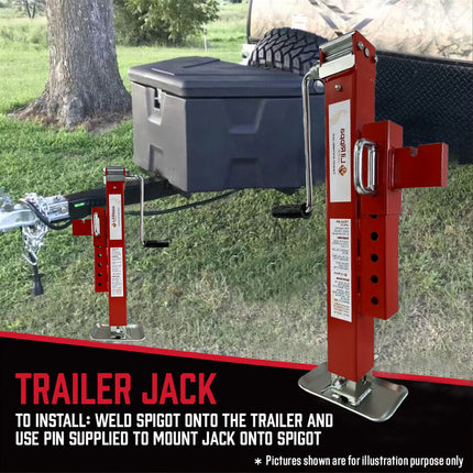 1500KG Heavy Duty Trailer Stabilizer Leg - for Boats, Caravans & Jet Skis | ASS Brand