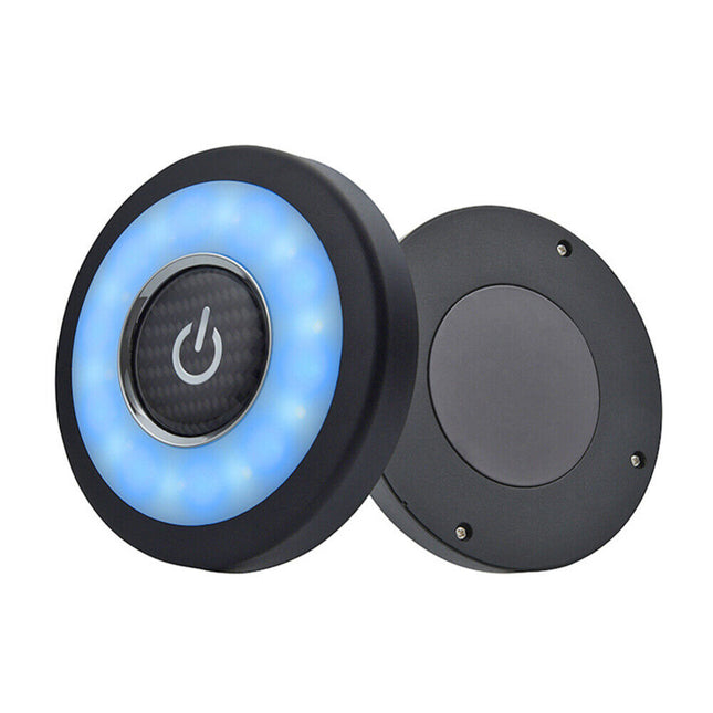 Magnetic USB Rechargeable LED Car Dome Light - Stick to Roof & Clip Visor, Portable Multi-Use Reading Lamp