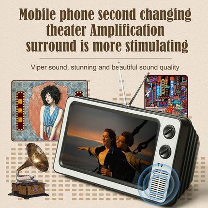 12" Mobile Phone Screen Magnifier TV Amplifier Enlarger Stand