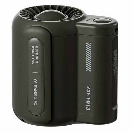 Wearable Cooling Fan - Rechargeable, 360° Airflow for Office, Sports & Travel