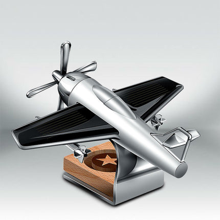 Solar Powered Car Perfume Diffuser - Automatic Rotating Air Freshener with Gift Box, Decorative Dashboard Decor
