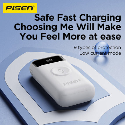 CCC-Certified PD 22.5W Fast Charging 10000mAh Power Bank with Built-in Cable