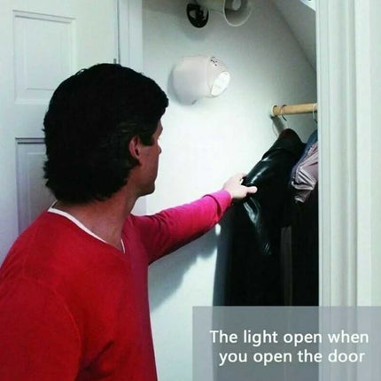 Battery 360° Motion Sensor LED Security Light for Indoor Outdoor Garden