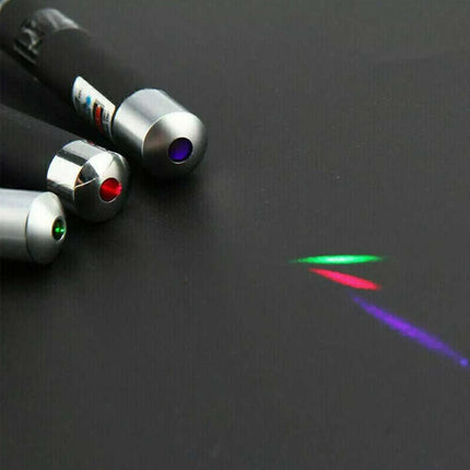 3x Laser Pointer Green Purple Red Light for Cat Dog Pet Office