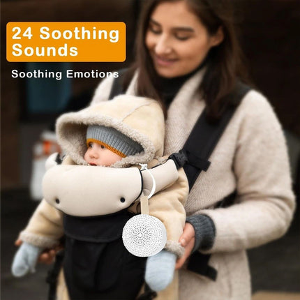 Portable White Noise Machine 24 Sounds with Night Light Timer Rechargeable White