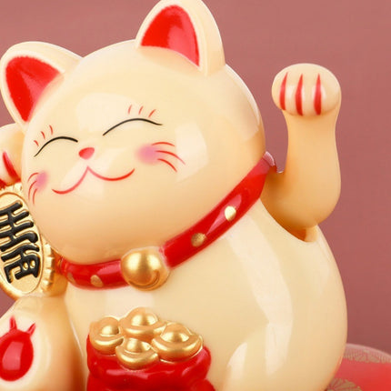 Solar powered Wealth Cat Cute Wealthy Car Home Decor