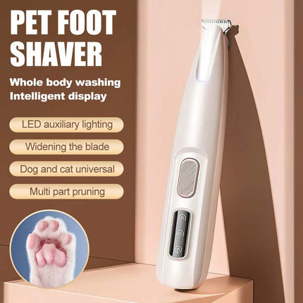 Cordless Professional Pet Clippers – Low Noise Dog Hair Shaver & Grooming Trimmer with Adjustable Blade Kit