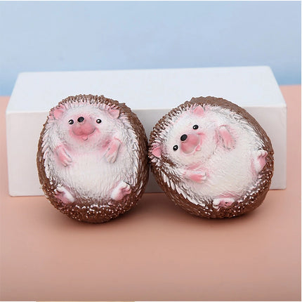 3Pack Hedgehog Squishy Slow Rising Fidget Stress Relief Sensory Toy