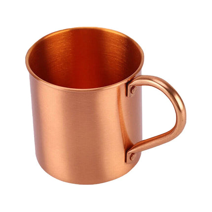 450ML Pure Copper Mug for Mule, Coffee, Beer, Cocktail – Camping Gold