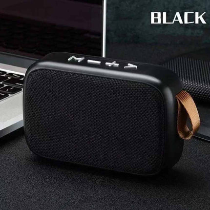 Portable Mini Fabric Bluetooth Speaker Soundbar with FM Radio TF Card & USB