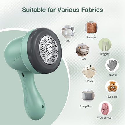 Portable Electric Lint Remover – USB Fabric Fuzz Shaver for Clothes & Debobbler