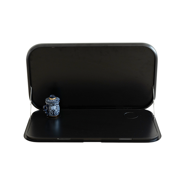 Keyless Caravan Picnic Table with LED Lighting & Backing Plate - 800x450mm