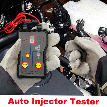 Universal Fuel Injector Tester Cleaner Tool Kit - 4 Pulse Mode Adapter for Car Truck Motorcycle