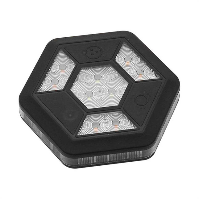 360° Rotating Magnetic LED Car Warning Light - High Visibility Flashing Safety Beacon