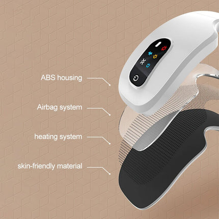 Heated Eye Massager with Bluetooth Music Relax Reduce Eye Strain