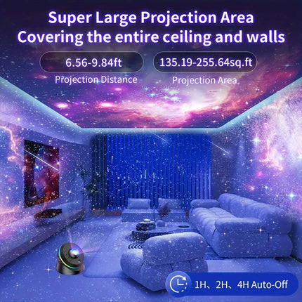 13-in-1 Planetarium Galaxy Projector LED Space Mood Lamp for Kids & Adults