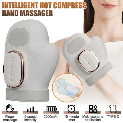 Cordless Hand Massager with Heat & Compression – Relief for Arthritis & Carpal Tunnel