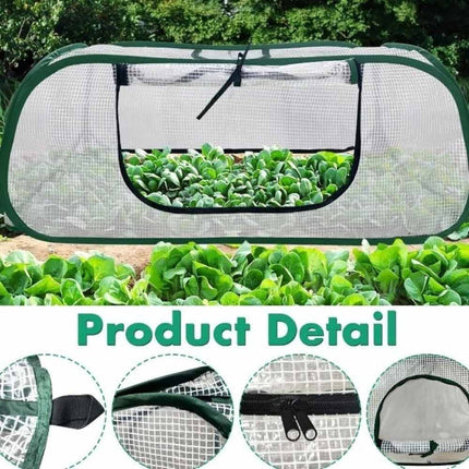 Pop-Up Garden Mesh Plant Cover for Raised Beds with Storage Bag