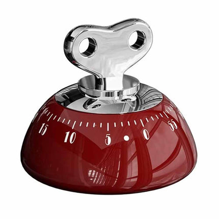 Manual Magnetic Kitchen Timer – 60 Minute Mechanical Countdown for Cooking