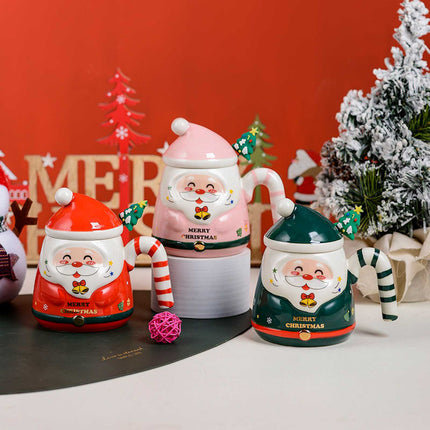 400ml Christmas Ceramic Santa Coffee Mug with Gift Box Xmas Present
