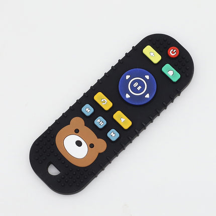 Baby Silicone Teething Remote Control Toy Soft Teether for Infants Toddlers Chew Sensory Toy