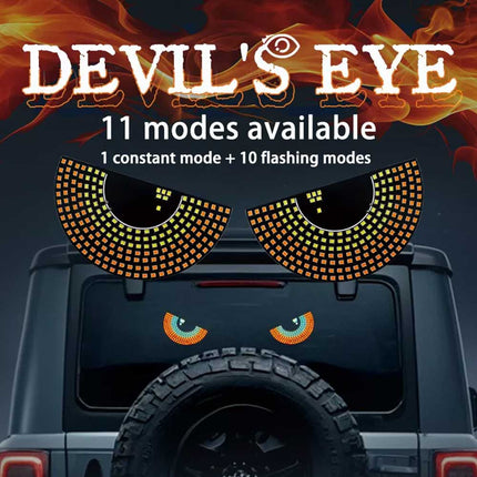 LED Devil Eye Kit for Car & Truck - Dynamic Window Light Animation