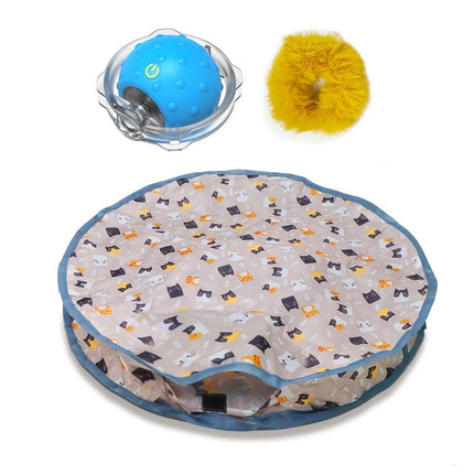 Interactive Chirping Hide & Seek Ball for Smart Cats