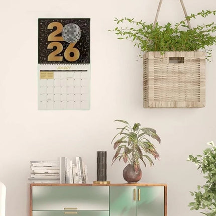2026 Diamond Painting Wall Calendar – DIY Diamond Art Kit for 12-Month Planning