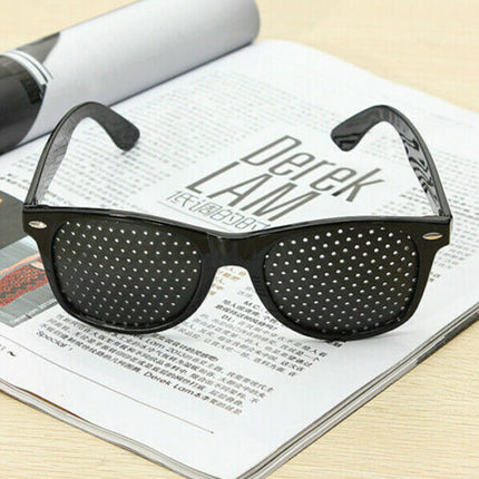 2 Pairs Anti-Fatigue Pinhole Glasses – Improve Eyesight, Reduce Eye Strain