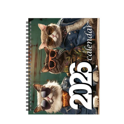 2026 Monthly Wall Calendar | Glasses Kittens & Cats Planner for Family Home Organiser