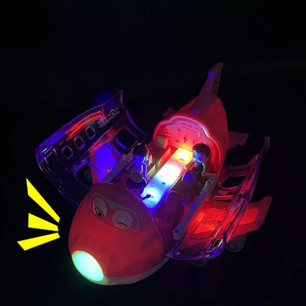 360° Rotating Electric Toy Plane with Sound & Light, Xmas Gift for Boys
