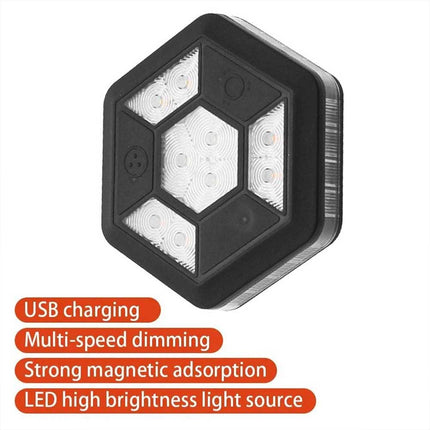 360° Rotating Magnetic LED Car Warning Light - High Visibility Flashing Safety Beacon
