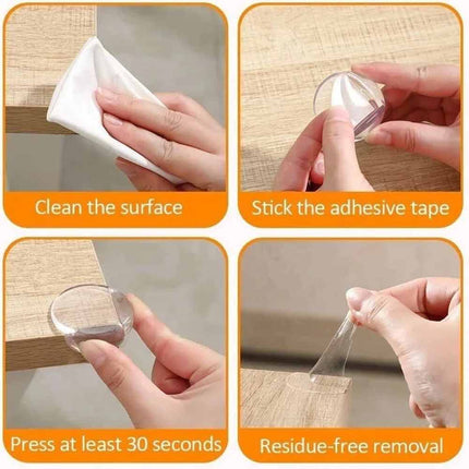 8Pcs Baby Safety Corner Cushion Table Edge Guard Bumper Protectors for Kids