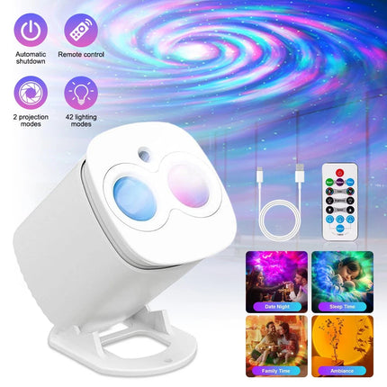 Smart Nebula Galaxy Projector Starry LED Night Light for Ceiling & Wall