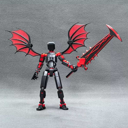 3D Printed Robot Action Figure Collectible Model Toy