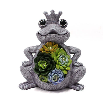 Outdoor Solar Frog Garden Light – Fantasy Glow Ornament