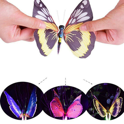 3PCS Solar Butterfly LED Stake Light – Waterproof for Garden & Lawn