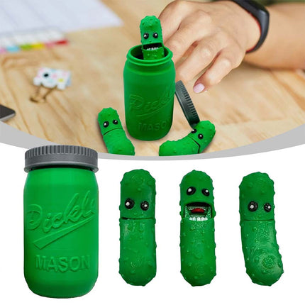 Fun 3D Printed Pickles in Mason Jar – Perfect Gifts for Everyone