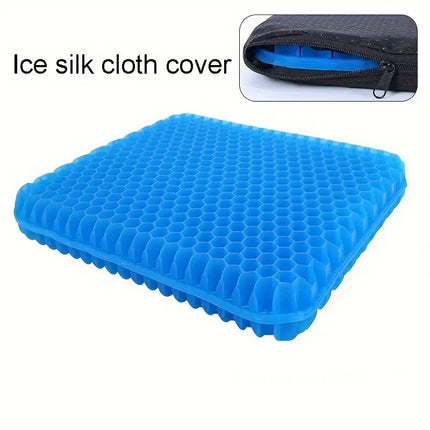 Extra-Thick Orthopedic Gel Seat Cushion for Office & Car