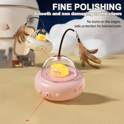 Automatic Smart Interactive LED Laser Teasing Cat Toy for Indoor Pets