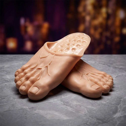 Giant Foot Slippers Costume Props with Non-Slip Soles Universal Size