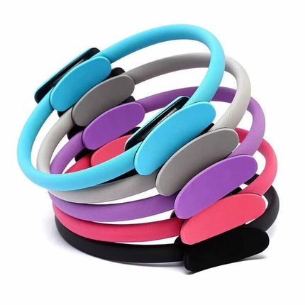 Pilates Ring Exercise Resistance Yoga Gym Magic Circle with Foam Grip