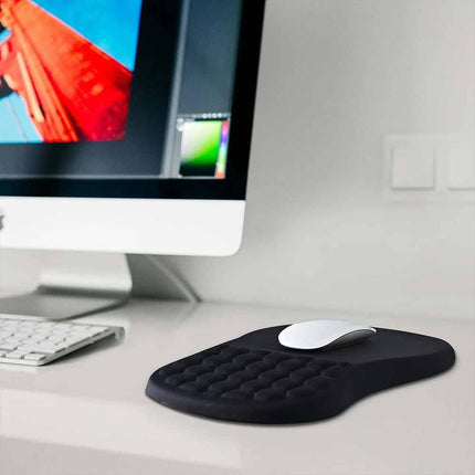 Ergonomic Gaming Mouse Pad with Massage Wrist Support Design