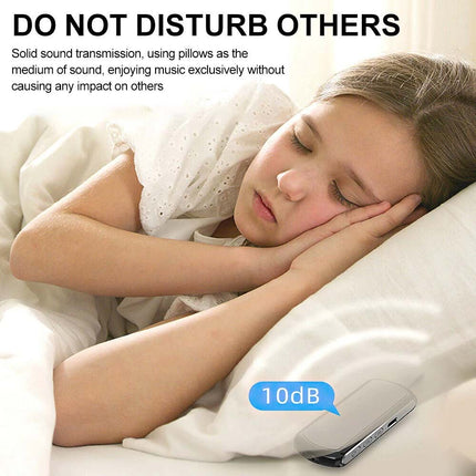 Under Pillow Bluetooth 5.2 Speaker, Rechargeable Sound Box for Travel