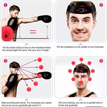 2x Reflex Ball on String – Improve Hand-Eye Coordination & Reaction