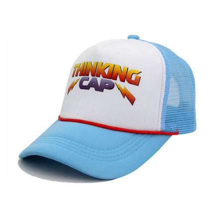 Baseball Cap Sunshade Letter Print Thinking Cap for Sun Protection