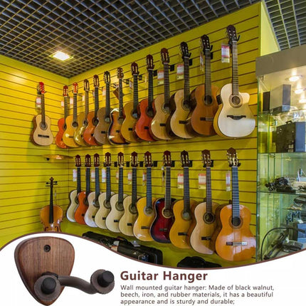 Guitar Wall Mount Hanger Hook Rack Holder for Bass & Guitar Stand